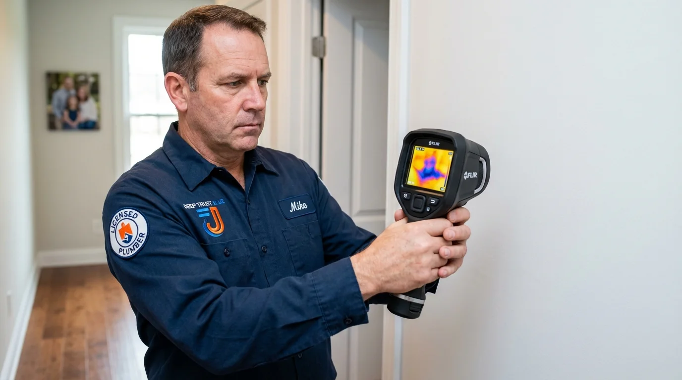 Thermal imaging leak detection by Johns Plumbing LLC in Nags Head
